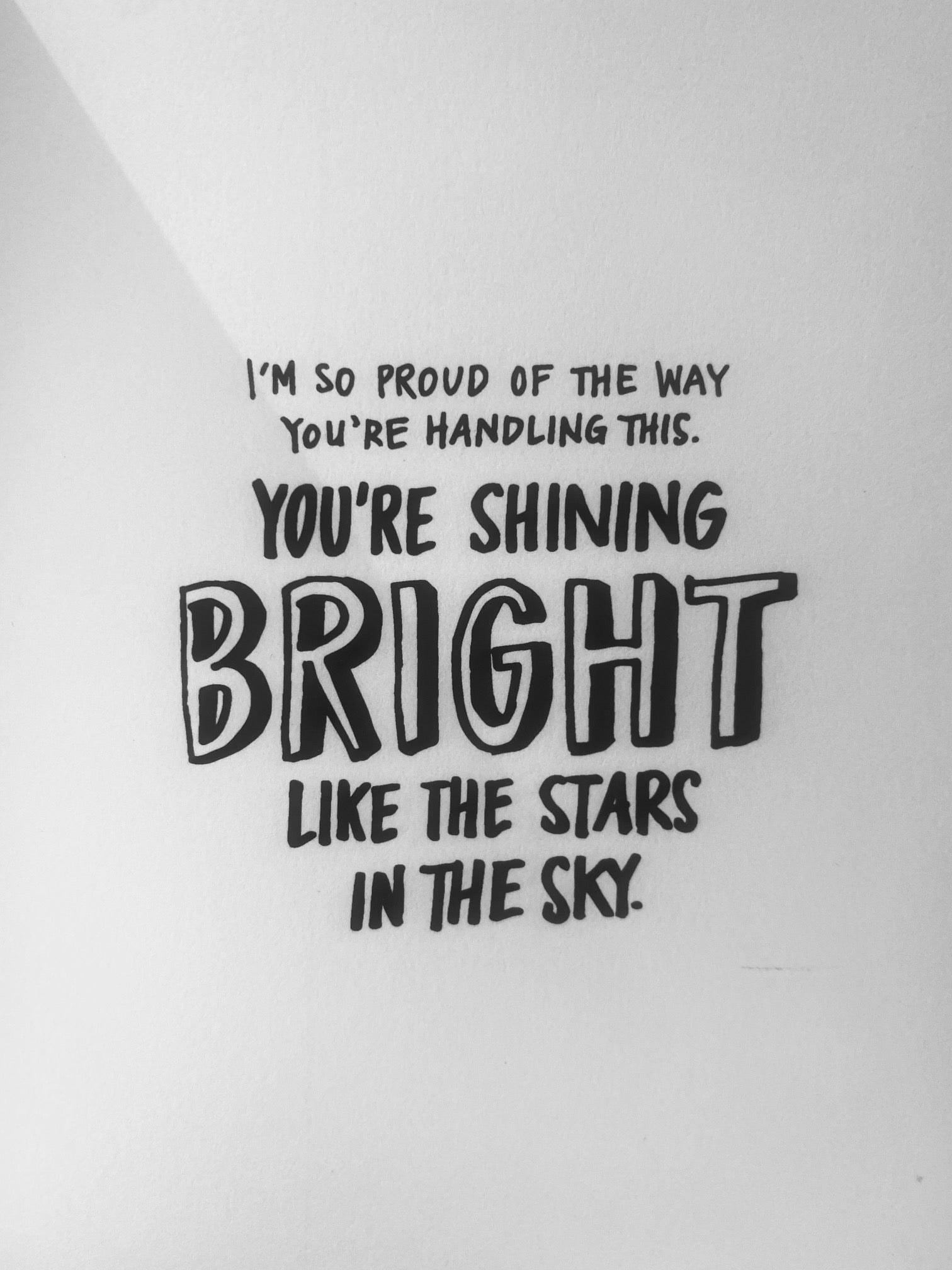 You Awe Amaze Astonish Inspire Me Greeting Cards